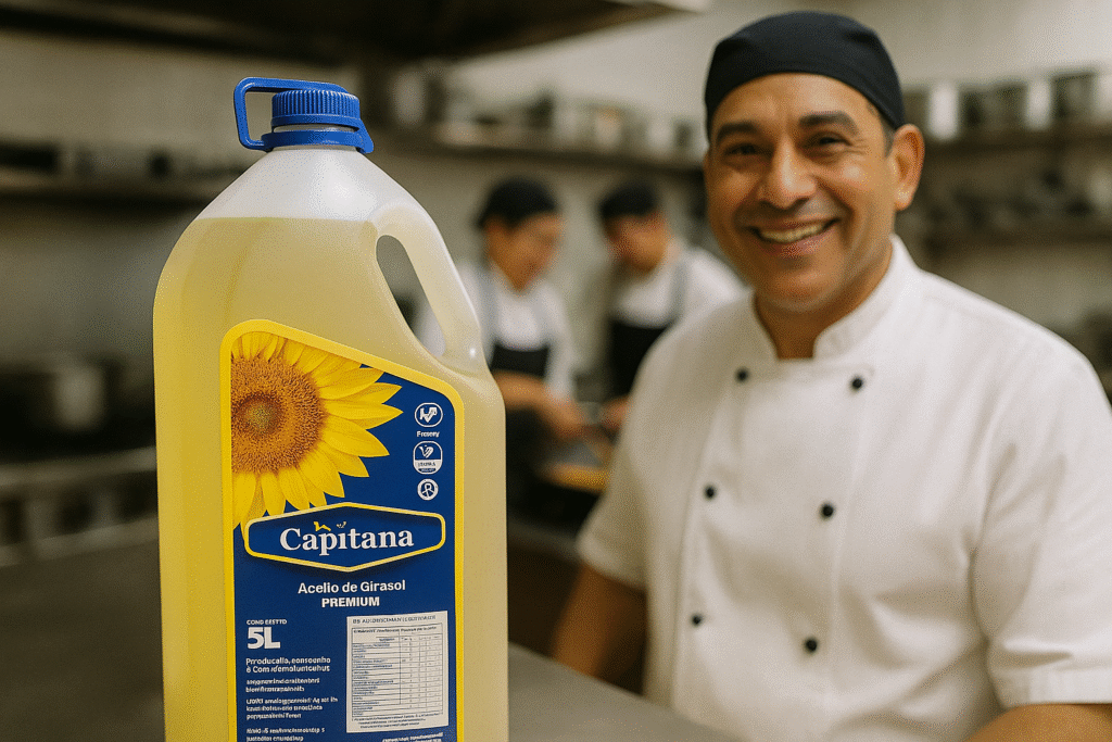 Aceite de girasol para restaurantes: ¿por qué La Capitana es tu mejor opción?